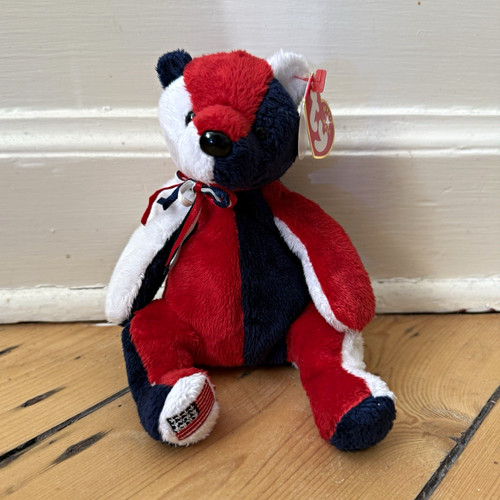 Beanie babies bear patriot - babies,