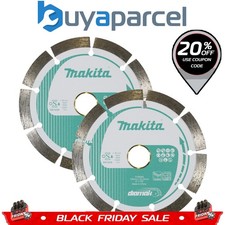 Makita D-80086 Diamond Cutting Disc 125mm Blade Concrete Stone Cutter Grinder X2