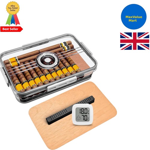 Cigar humidor with hygrometer - humidor,