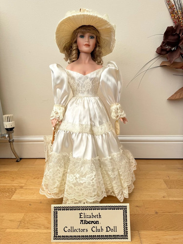 Elizabeth porcelain doll - porcelain, by