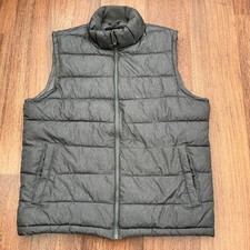 Mens GAP Grey Quilted Puffer