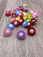 Mixed Colour Daisy Buttons