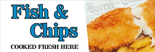 Fish and chips shop pvc - and,