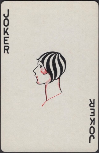 Playing cards joker - playing, single