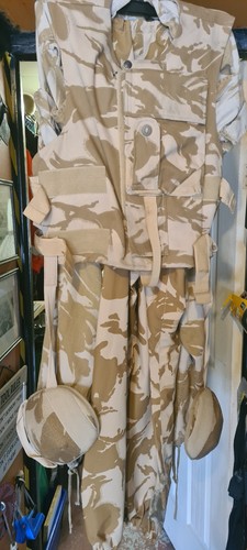 Desert camo trousers vest - desert,