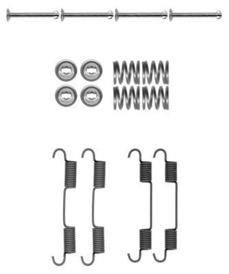 Rear brake shoes accessory kit - rear,
