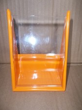 7 x ORANGE PORTEX SEED HOPPERS