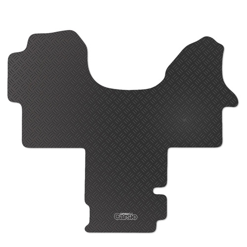 Black rubber car floor - rubber, mats