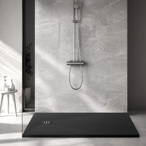 Black shower tray smc - shower,