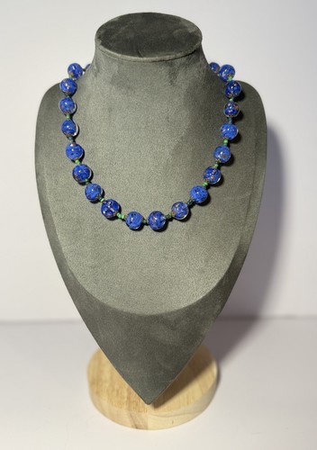 Stunning vintage necklace blue - vintage,