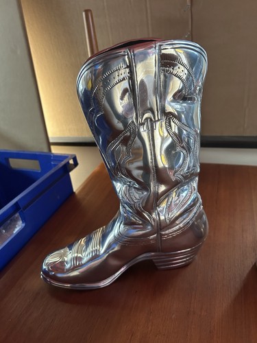 Aluminium cowboy boot - boot, by