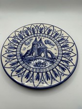 Vintage blue white delft - blue,