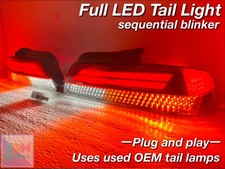 JDM Honda Prelude BB5 BB6 BB7 BB8 Full LED Tail Light Sequential Blinker  Lights