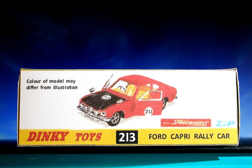 Capri ford rally car dinky - ford,