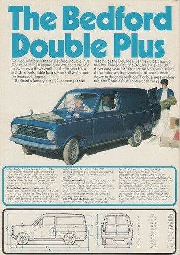 Bedford double plus van - bedford,