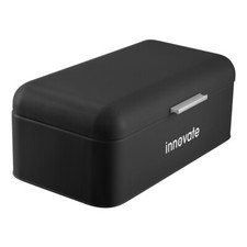 AMERICAN STYLE BREAD BIN CURVED LID STEEL KITCHEN FOOD STORAGE IN 2 COLOURS