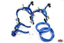 Genuine Dia-Compe MX1000 - MX121 - Dark Blue Brake Set - Suits Old School BMX