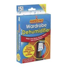 151 Hanging Wardrobe Dehumidifier for Damp, Mould, Mildew and Condensation