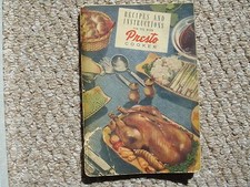 Recipes And Instructions For Use With Presto Cooker, Vintage 1960s Paperback