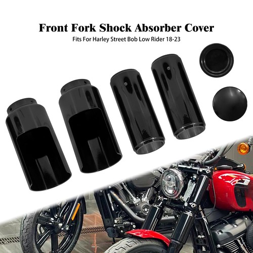 Black full fork cover tubes - full,