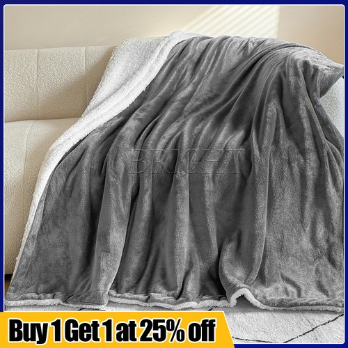 Sherpa fleece blanket single - blanket,