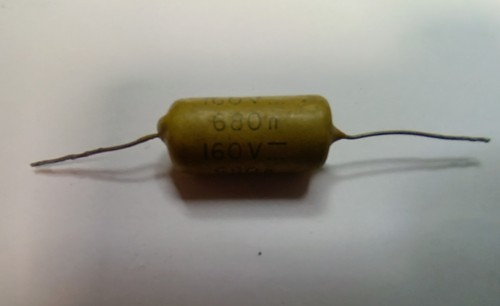 Mullard mustard 68uf 160v - 0.68uf,