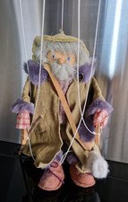 Vintage Old German Man Hobo String Puppet Marionette