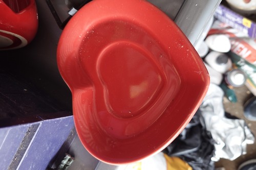 Small heart shaped dish plate - heart,