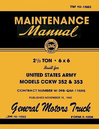 1942 army maintenance - 1942, manual