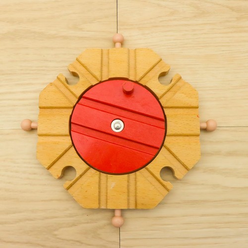 Wooden train track turntable - wooden,