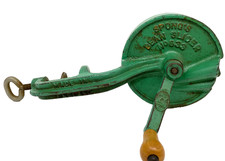 Vintage Spong's Bean Slicer In Green Cast Iron Spong & Co Ltd No 633