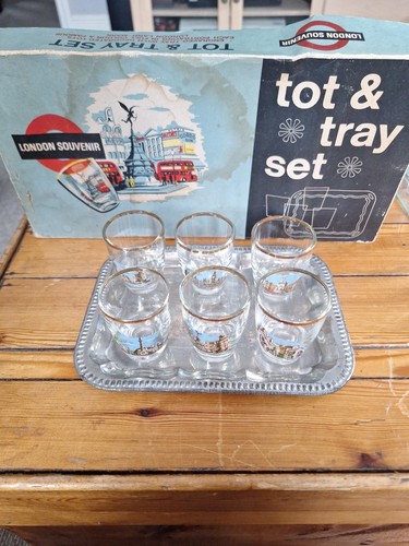 London souvenir tot and tray - tot,