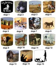 Hunting Working Dogs Lampshades Ceiling Lights Table Lamp shades & Pendant shade