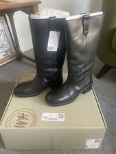 Premium leather knee - leather, knee-high
