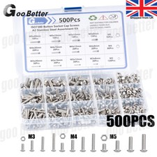 500x Button Head Hex Bolts &