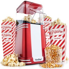 Vonshef popcorn machine retro - machine,