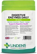 Digestive Enzymes Daily - 90 Tablets - [Lindens 4135]