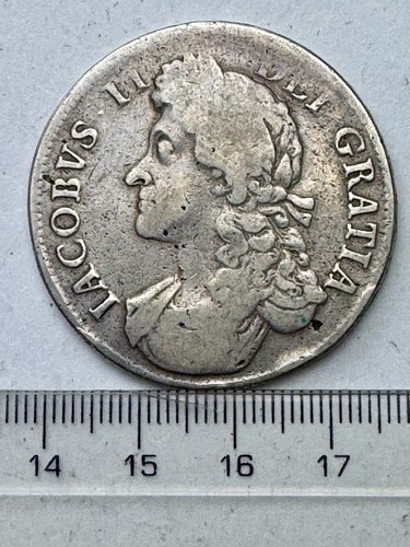 1687 james large silver - 1687, ii