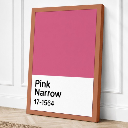 Pink swatch minimalist - pink,