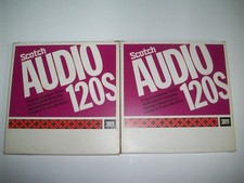 Reel to Reel Scotch Audio 120S Tape. 7"-1200 ft × 2.