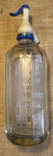 Vintage Moore Bros Soda Siphon Made In London England
