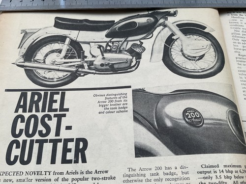 Ariel arrow 200 motorcycle - arrow,