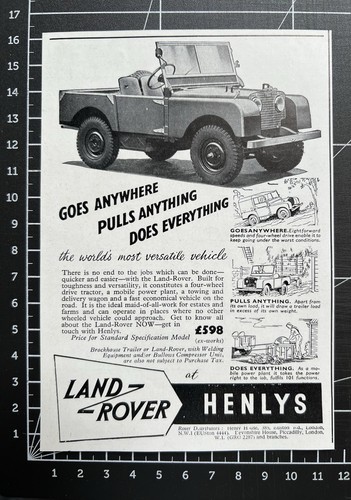 Land rover 1952 cutting 448 - 1952,