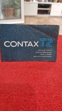 CONTAX T2 OPERATING MANUAL USED CONDITION