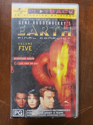 Earth final conflict vhs - conflict,
