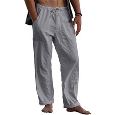 Men's Linen Loose Trousers