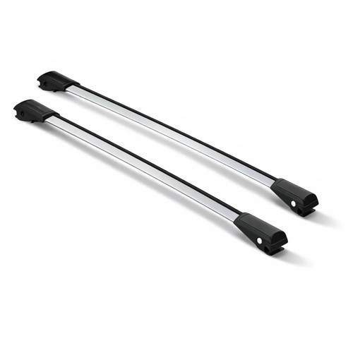 Silver 2pcs aerodynamic - aerodynamic, roof