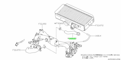 Hose vacuum for subaru - for:,