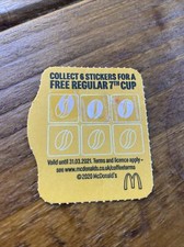 McDonald’s Coffee Sticker