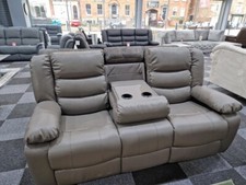 Roma Grey Manual Recliner  3